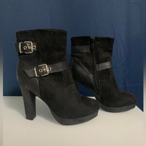 KADIMAYA Stylish Black Ankle Boots SIZE 7